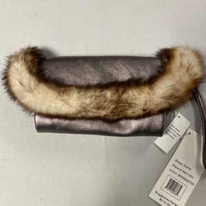 NWT Hype Fur Clutch